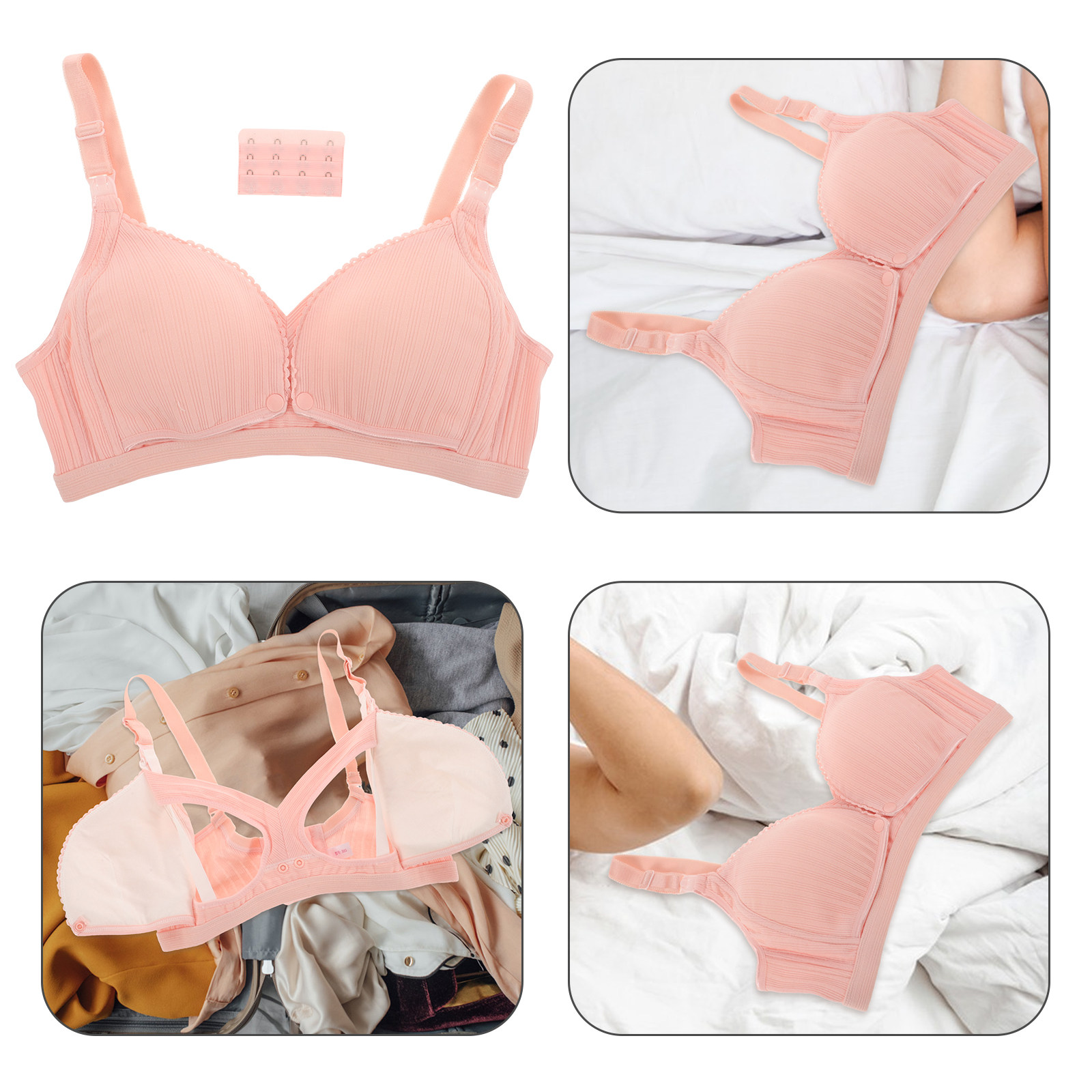 Nursing Bra Wireless Pink 38 8 - Nursing Bra Sleep recension och pris