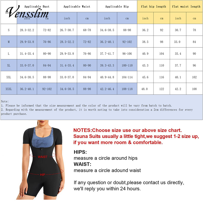 Vensslim Full Body Shaper Saun - Shapewear Bodysuit Firm recension och pris