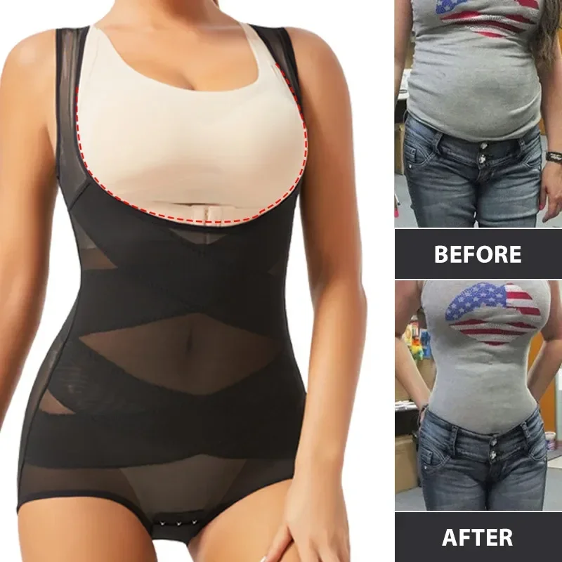 Women Bodysuit Briefs Full Bod - Shapewear Bodysuit Firm recension och pris