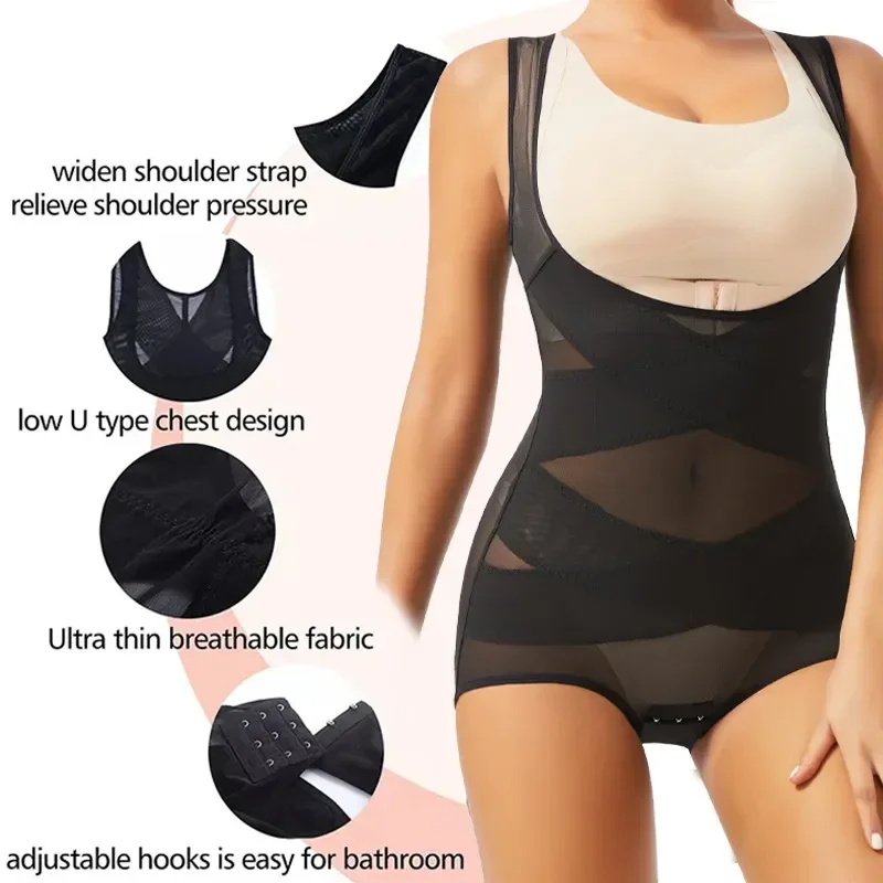 Women Bodysuit Briefs Full Bod - Shapewear Bodysuit Firm recension och pris
